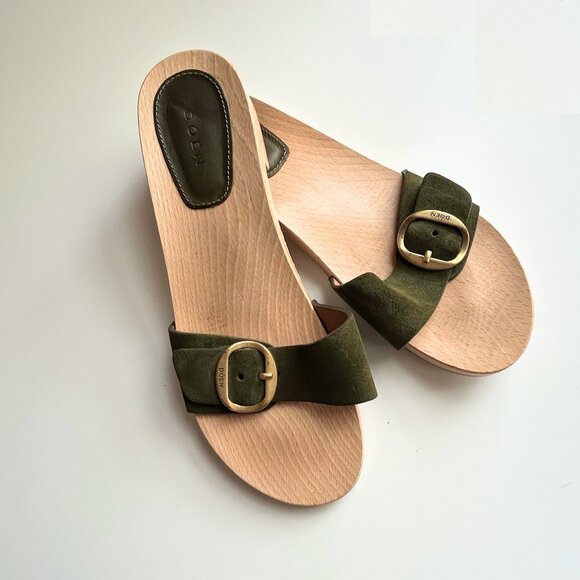 Dôen Mercata Sandals in Olive - Picture 3 of 5